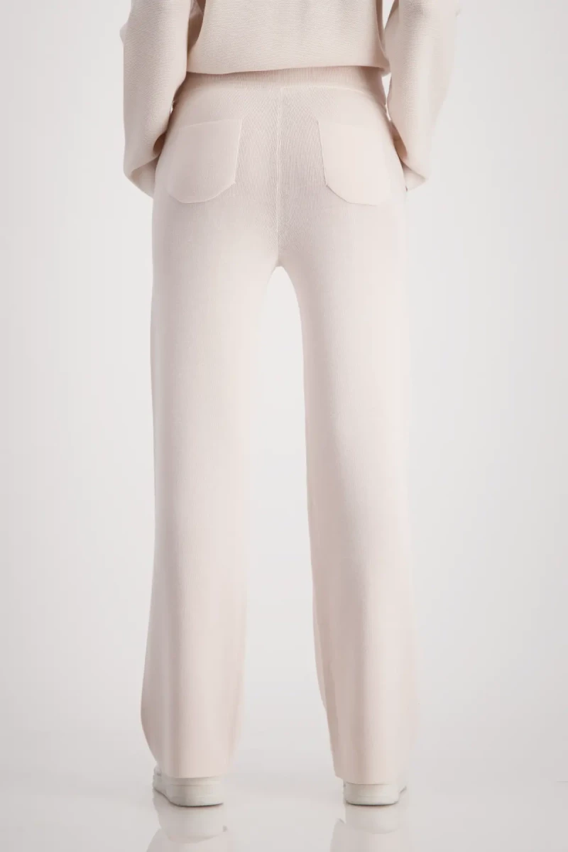 Monari Wide Leg Strickhose Große Rabatte