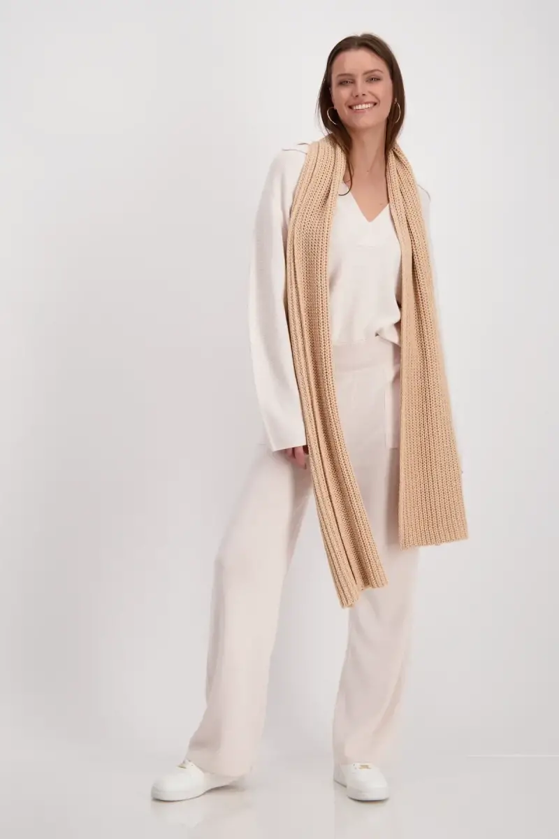 Monari Wide Leg Strickhose Große Rabatte