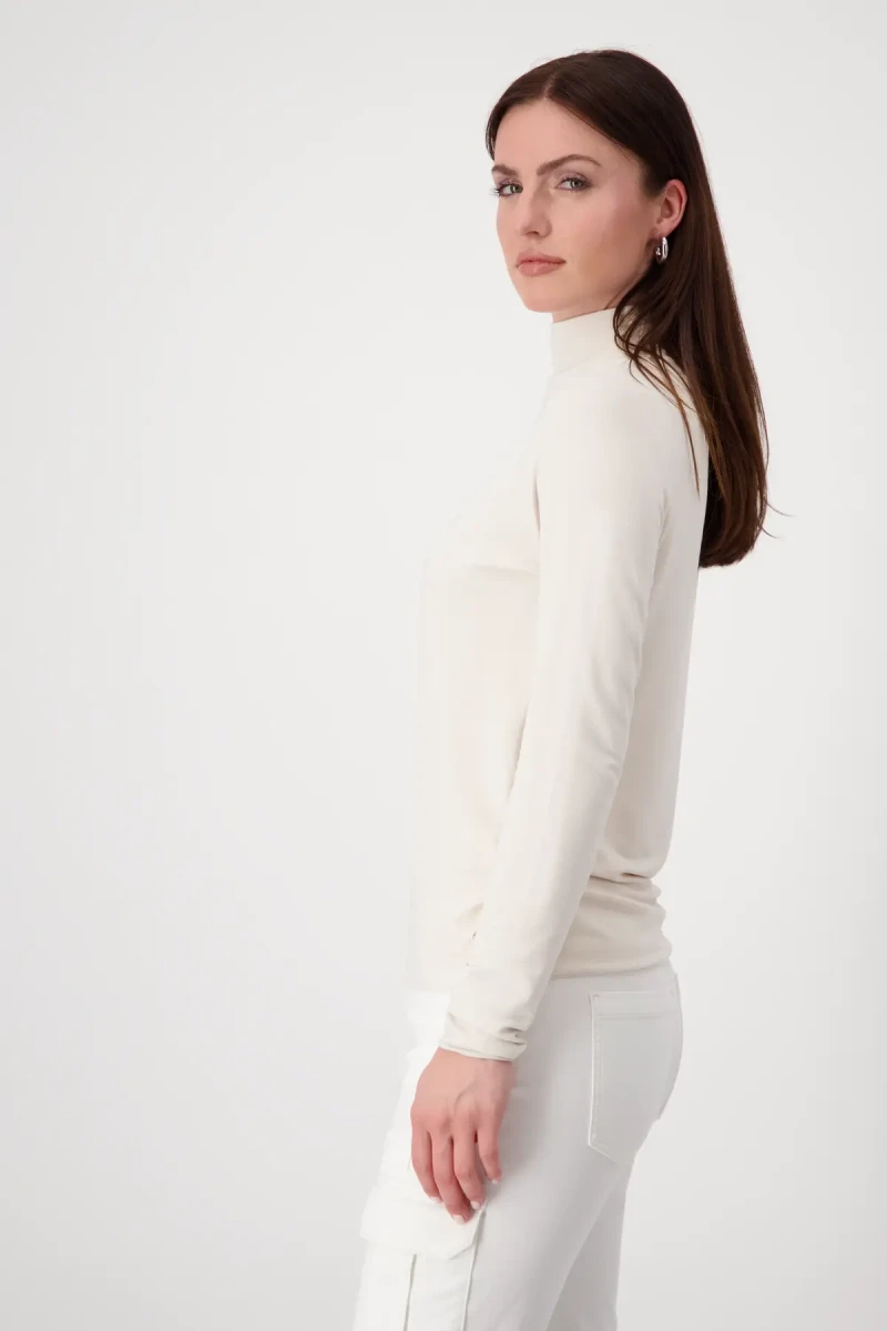 Monari Shirt mit toniger Pailletten-Blume Tägliche Deals