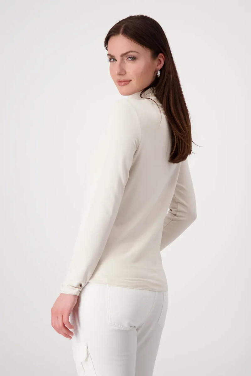Monari Shirt mit toniger Pailletten-Blume Tägliche Deals