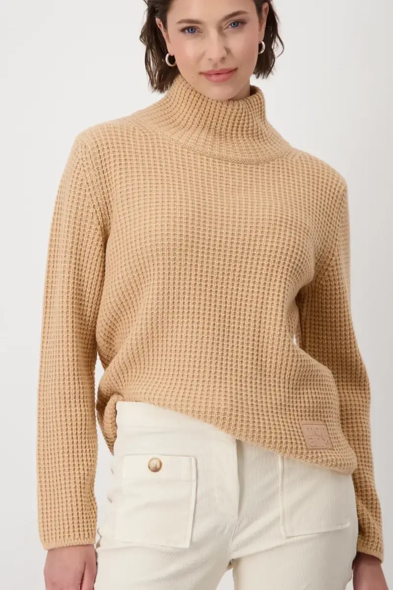 Monari Strickpullover mit Stehkragen VIP-Rabatte