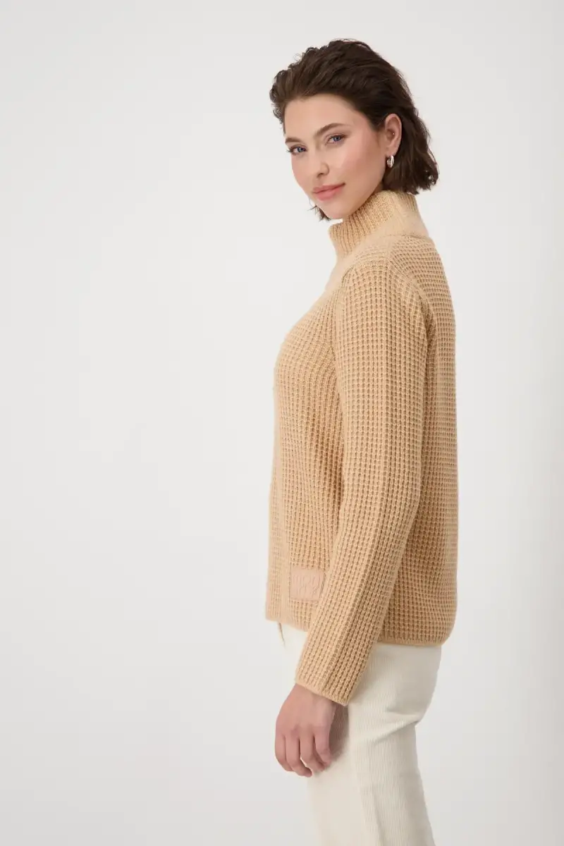 Monari Strickpullover mit Stehkragen VIP-Rabatte