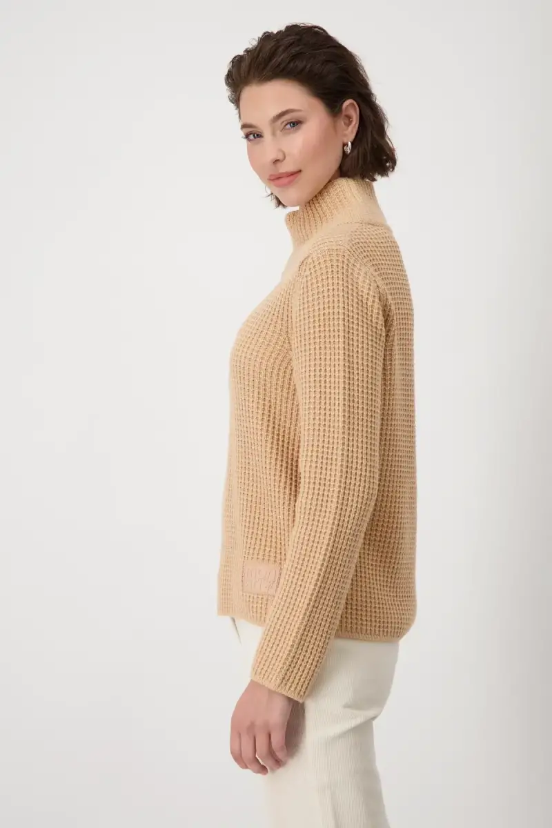 Monari Strickpullover mit Stehkragen VIP-Rabatte