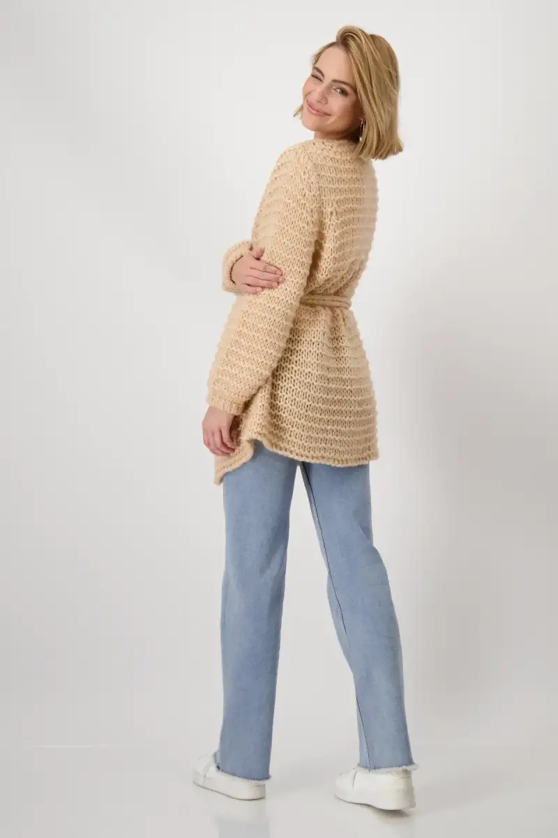 Monari Locker gestrickte Strickjacke Super Sparpreis