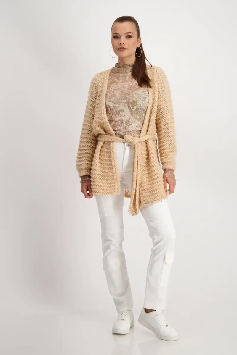 Monari Mesh Shirt mit Paisleymuster Wochenangebot
