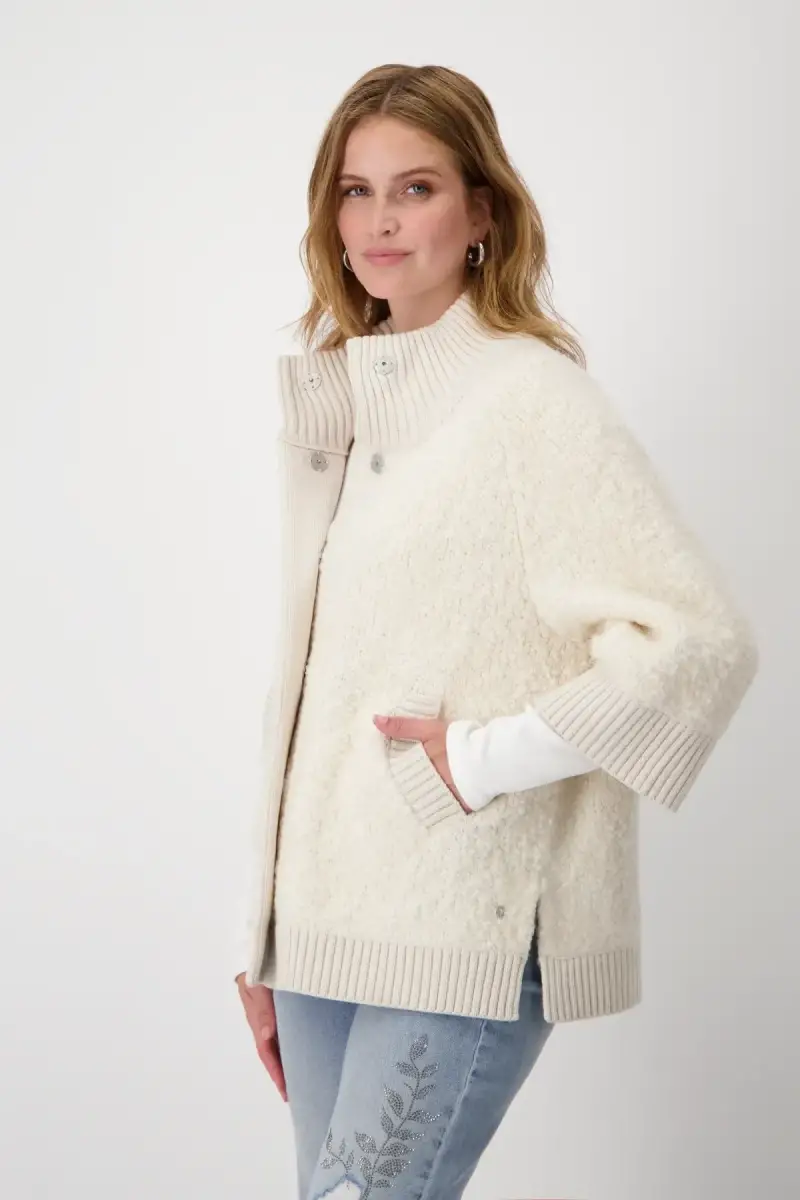 Monari Boucle Cape Sonderangebot der Fabrik