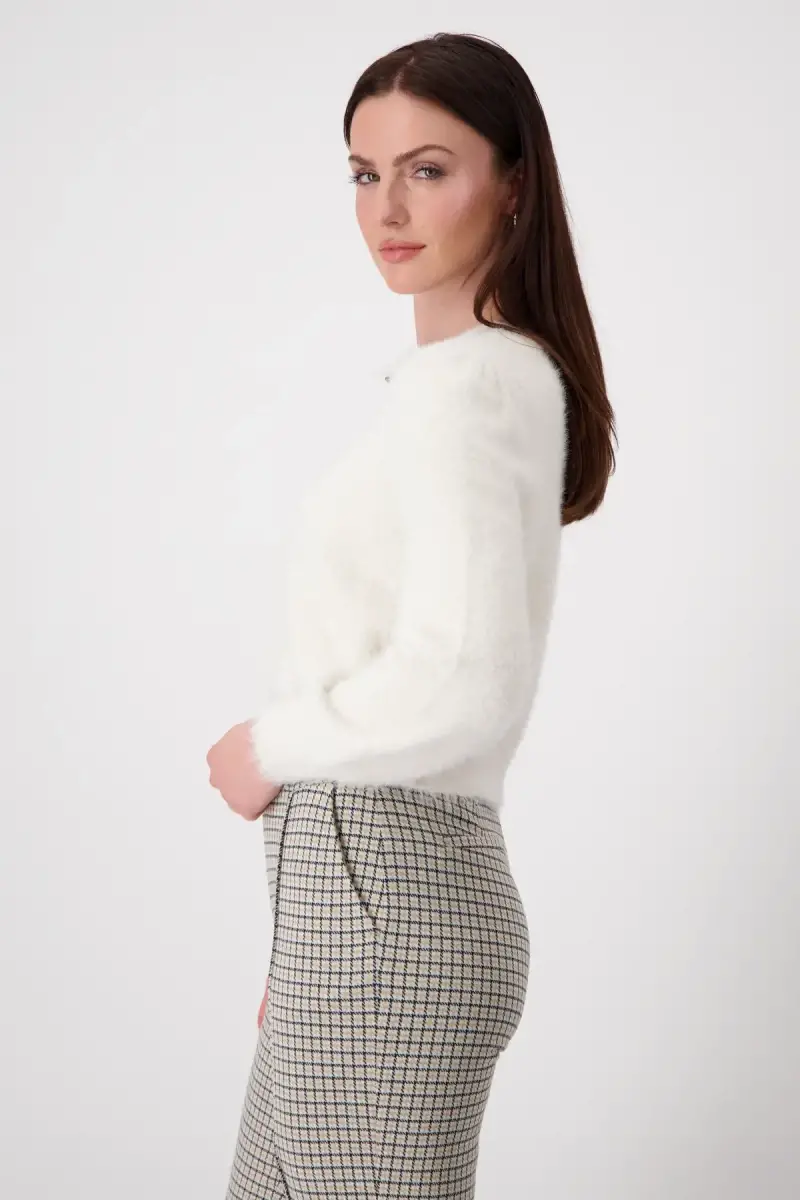 Monari Flauschige Strickjacke Bis zu 55% Rabatt