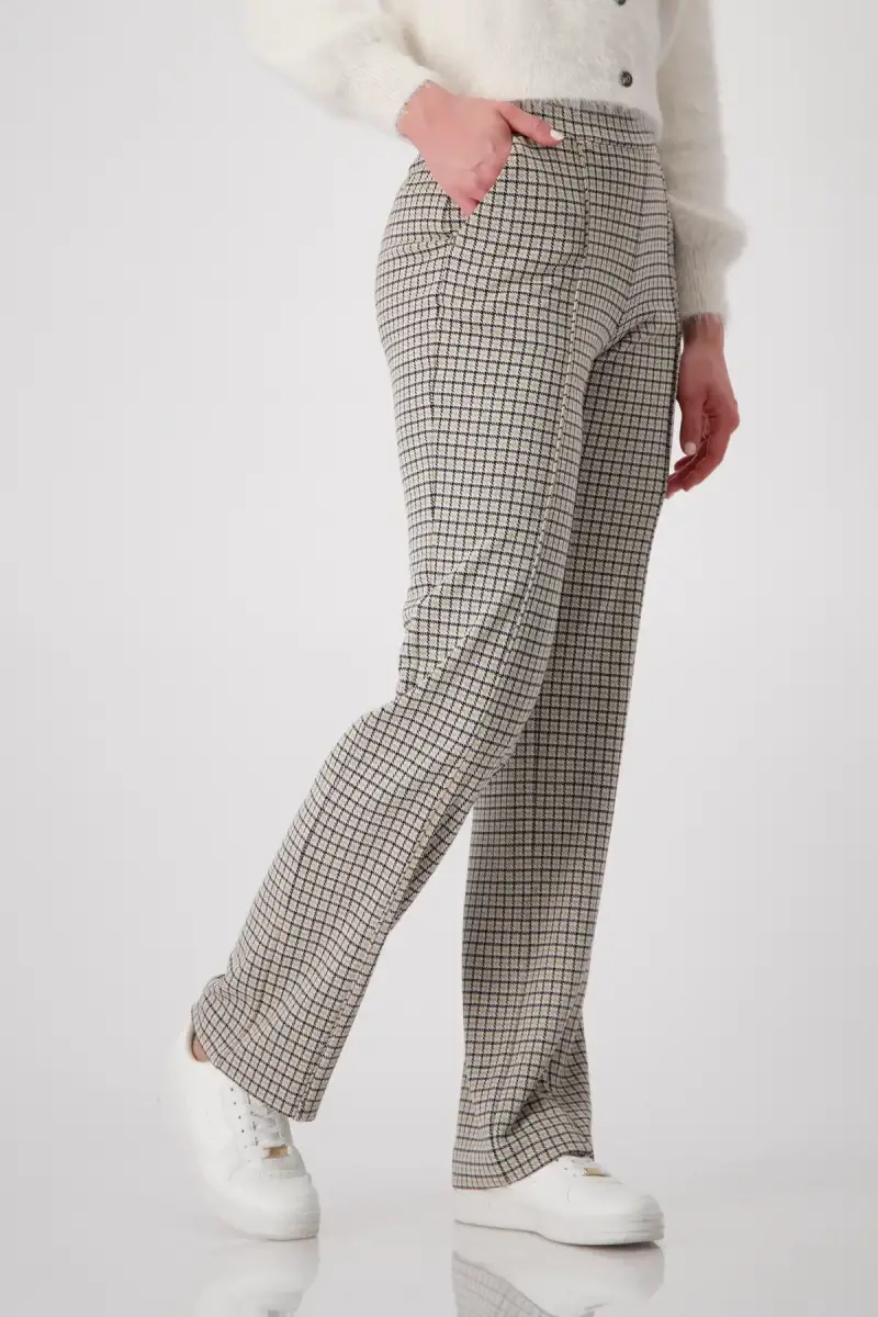 Monari Hose mit Karomuster Discount Store für neue Produkte