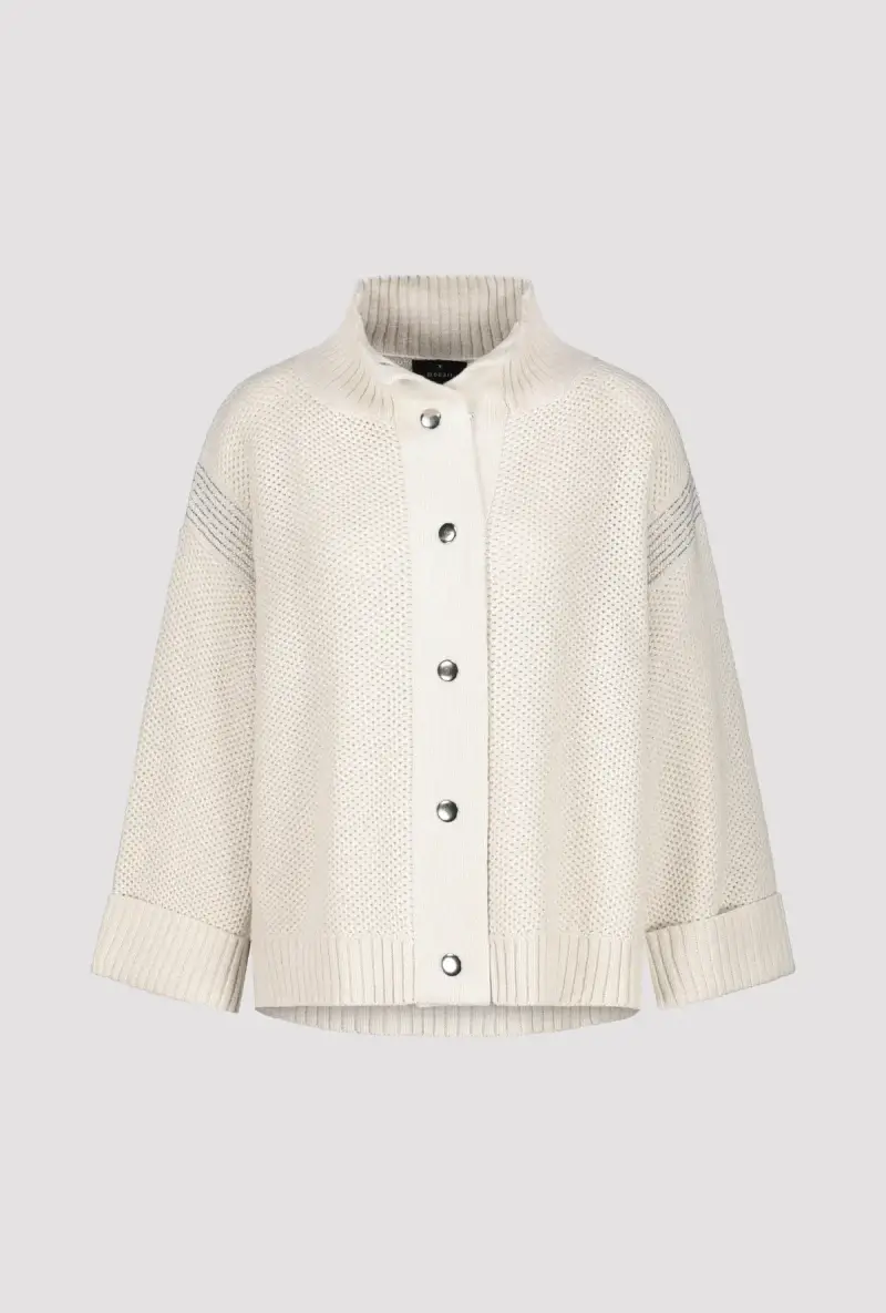 Monari Strickjacke mit Wabenmuster Riesige Rabatte
