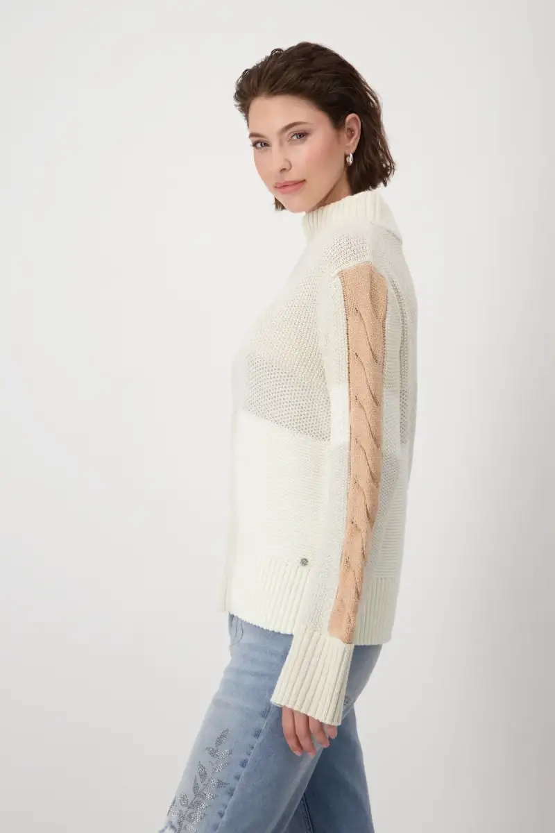 Monari Pullover Colorblocking Clearance-Verkauf