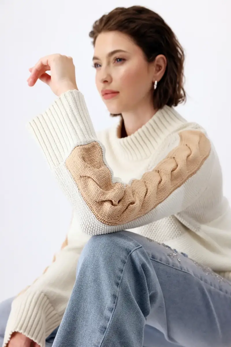 Monari Pullover Colorblocking Clearance-Verkauf