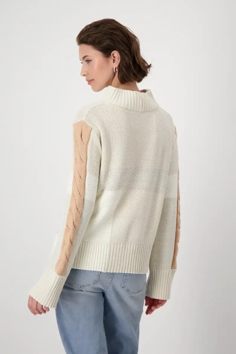 Monari Pullover Colorblocking Clearance-Verkauf