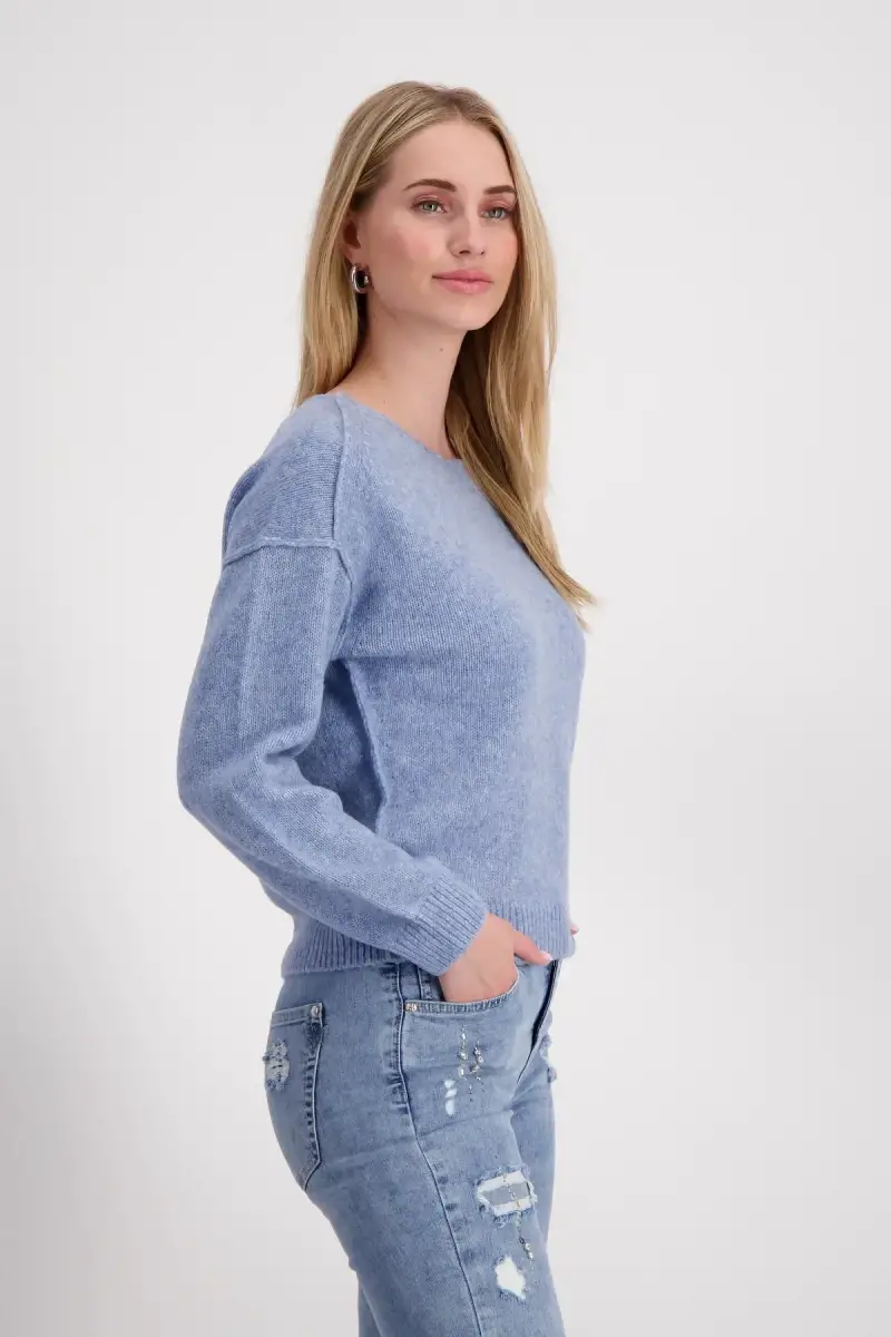 Monari Strickpullover mit Außennähten Auslauf