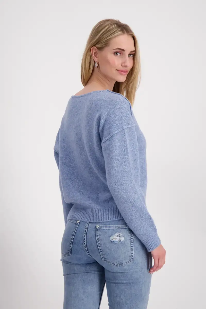 Monari Strickpullover mit Außennähten Auslauf