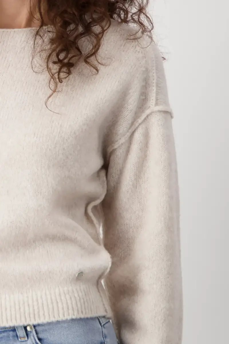 Monari Strickpullover mit Außennähten Hotsell