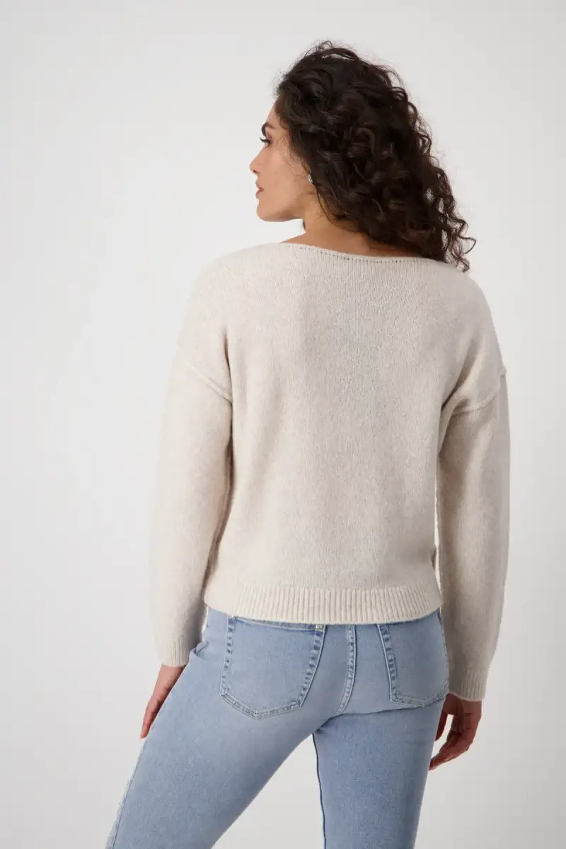 Monari Strickpullover mit Außennähten Hotsell
