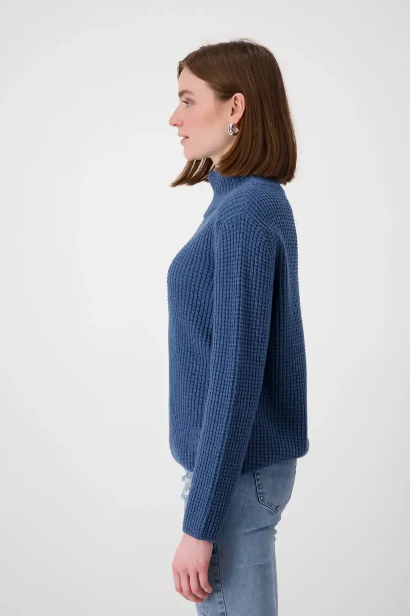 Monari Strickpullover mit Stehkragen Blitzverkäufe