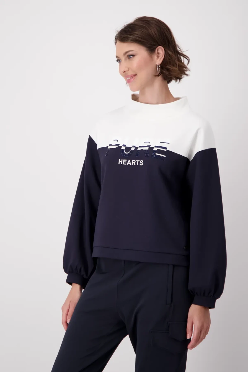 Monari Pure Colorblock Sweatshirt Sonderangebot