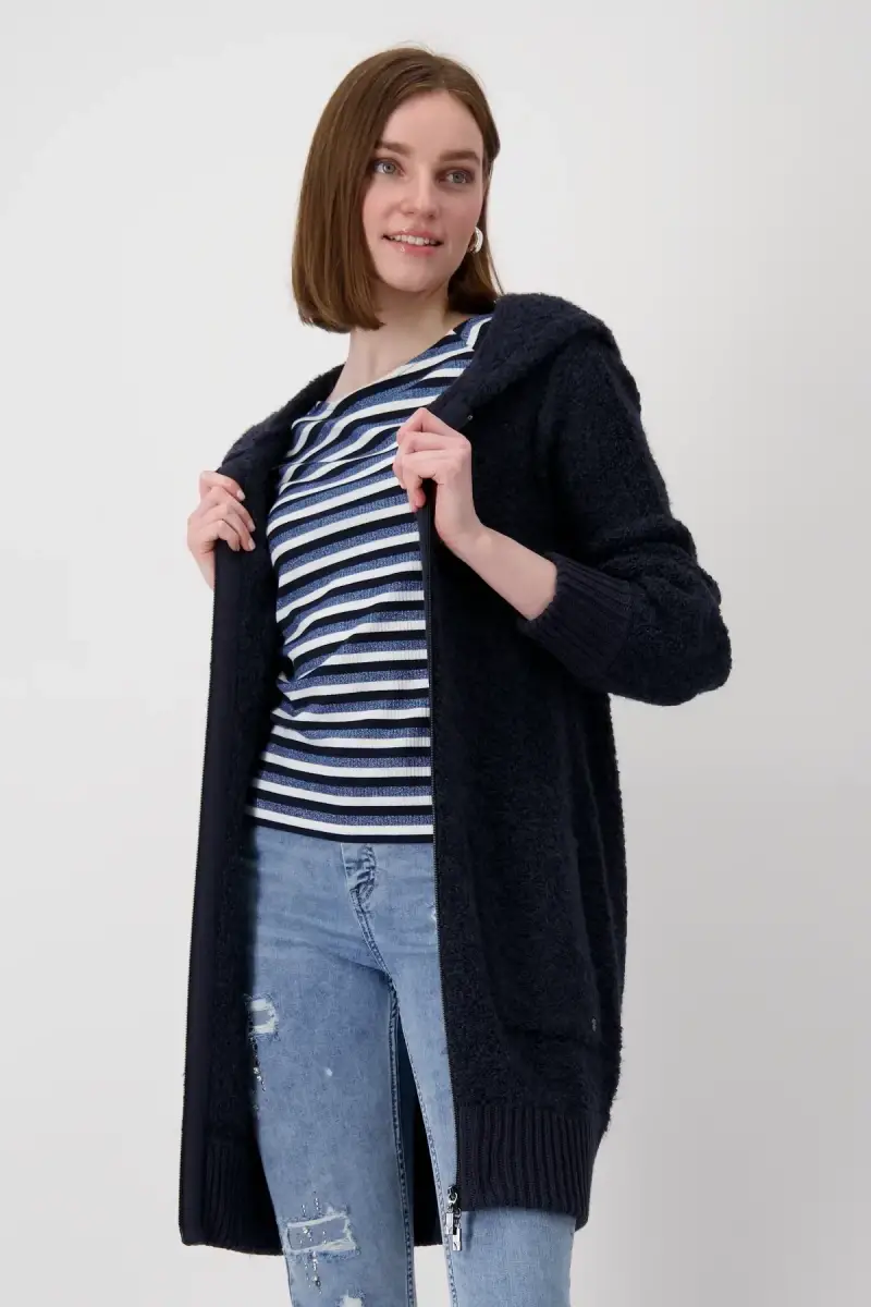 Monari Boucle Jacke mit Kapuze Cyber Monday