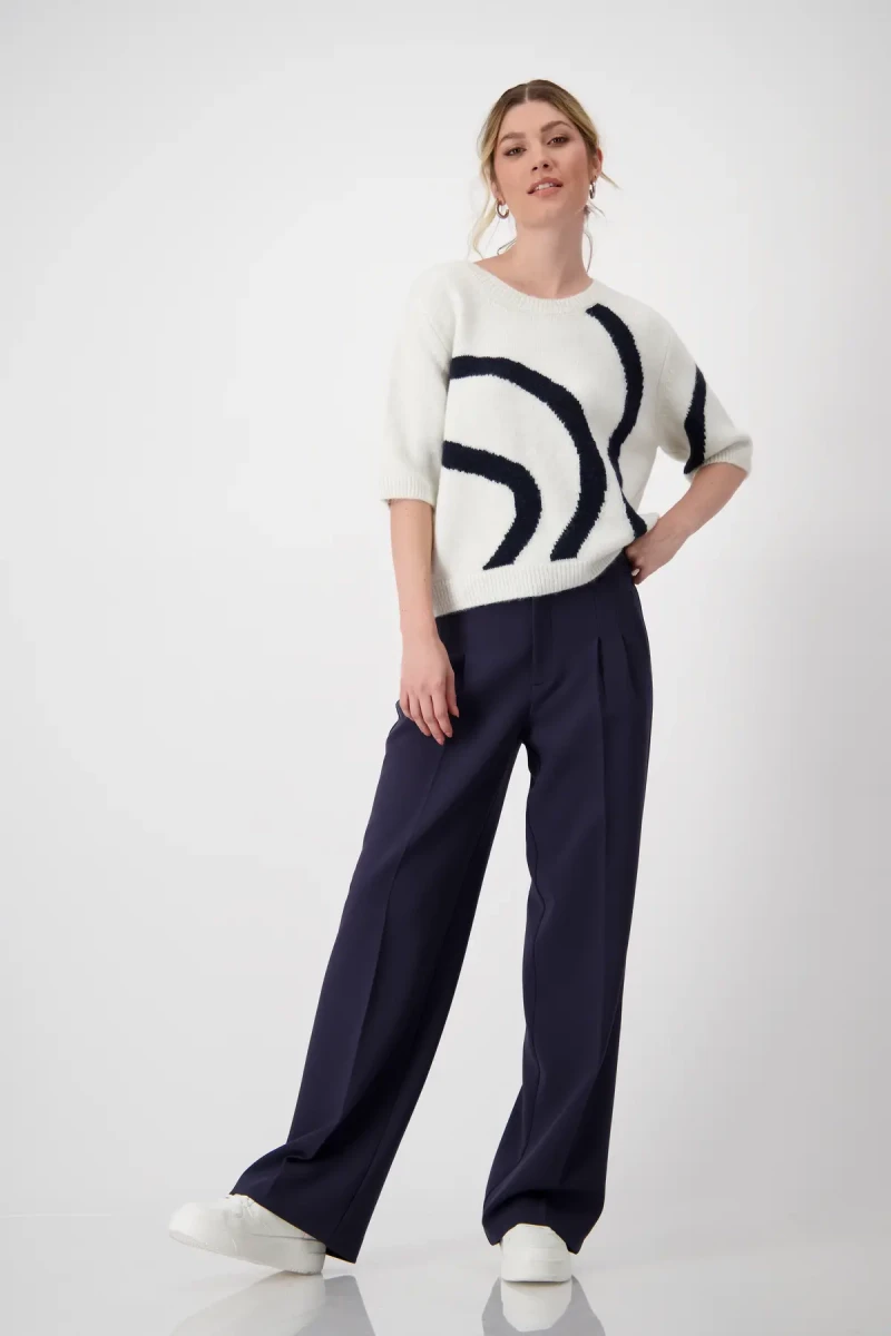 Monari Strickpullover mit Intarsienmuster Vatertagsangebot