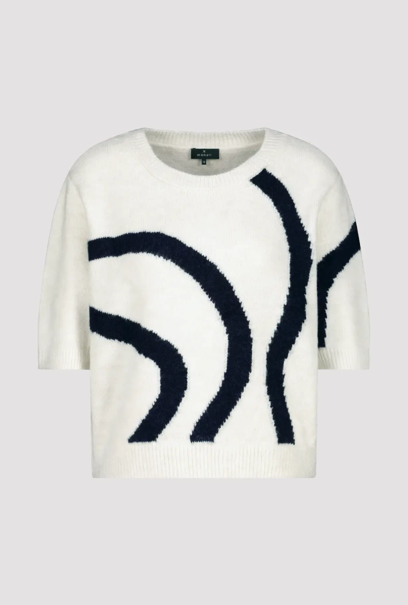 Monari Strickpullover mit Intarsienmuster Vatertagsangebot