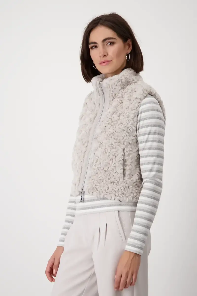Monari Cropped-Weste mit Taschen Blitzangebot