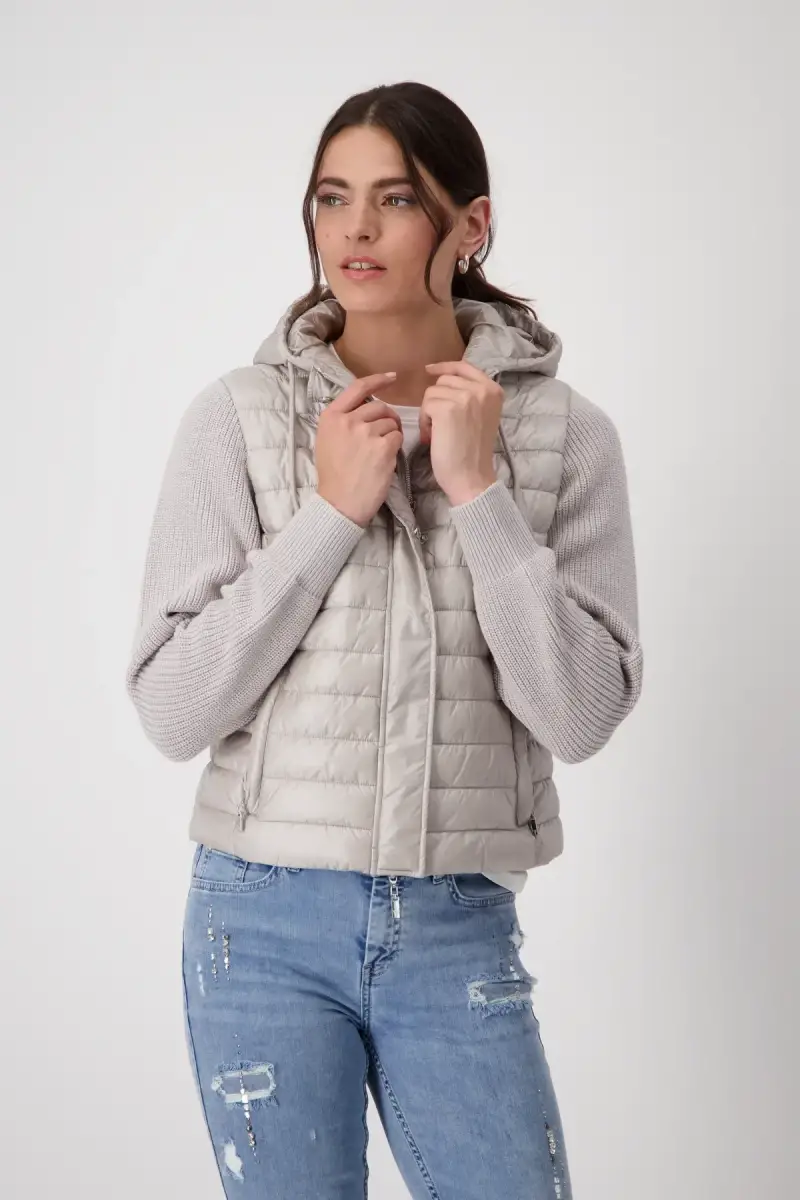 Monari Steppjacke mit Strickärmeln Neuheiten