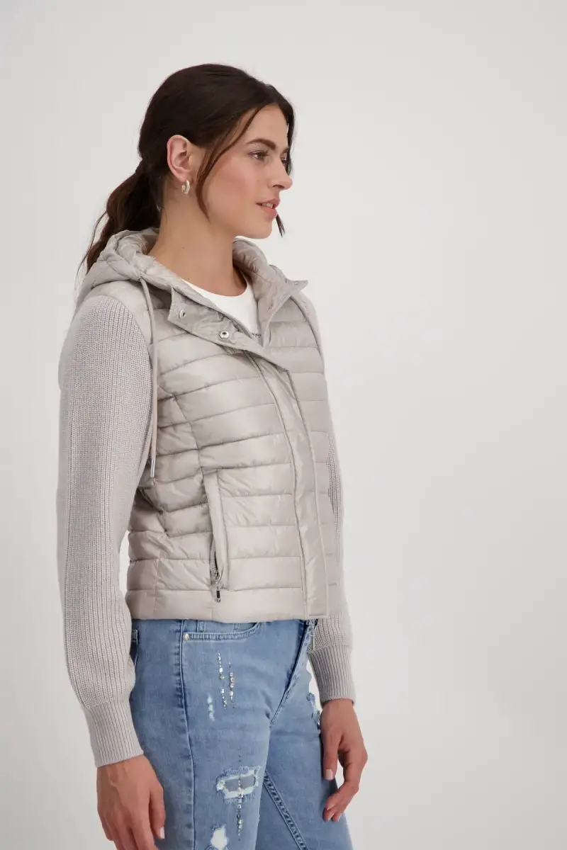 Monari Steppjacke mit Strickärmeln Neuheiten