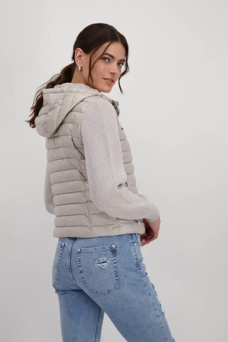 Monari Steppjacke mit Strickärmeln Neuheiten