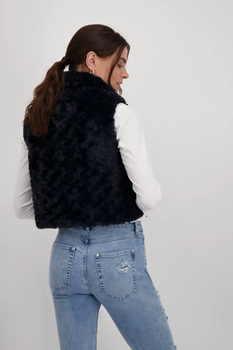 Monari Cropped-Weste mit Taschen Saisonale Angebote