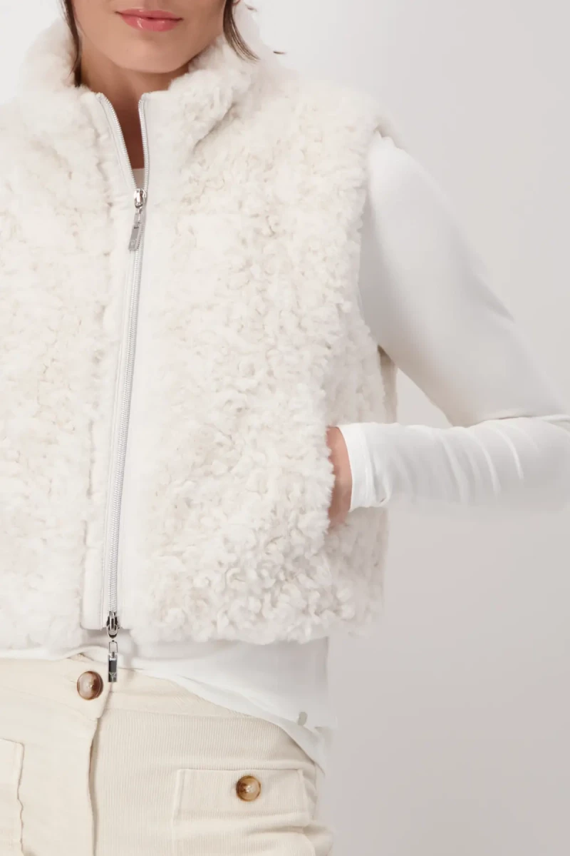 Monari Cropped-Weste mit Taschen Riesige Ersparnisse