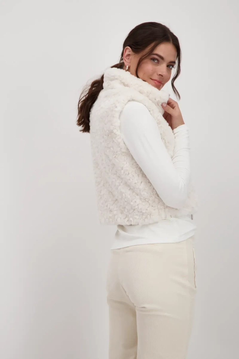 Monari Cropped-Weste mit Taschen Riesige Ersparnisse