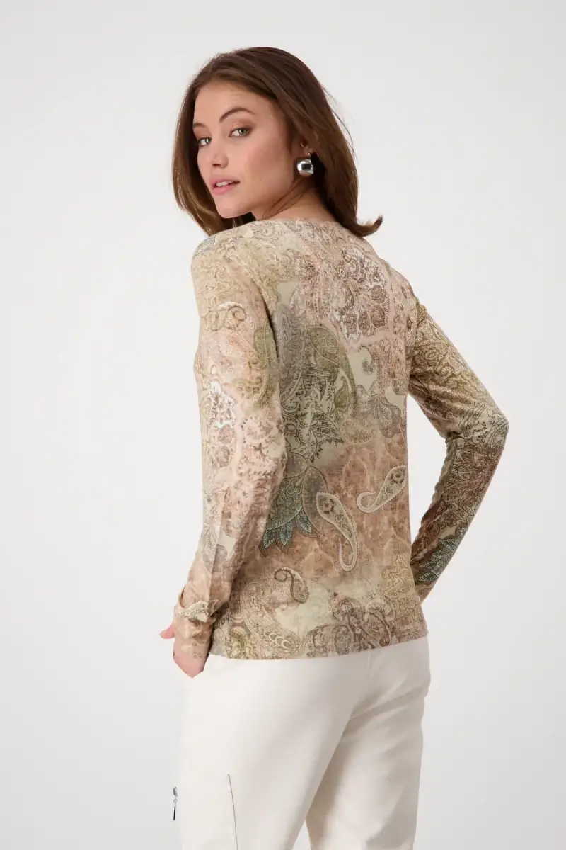 Monari Shirt mit Paisleymuster VIP-Rabatte