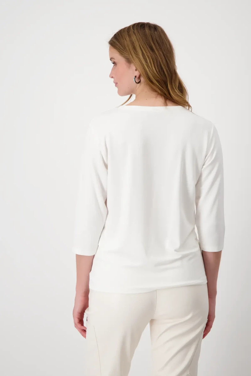 Monari Shirt mit Frauenprint und Strass Super Sparpreis