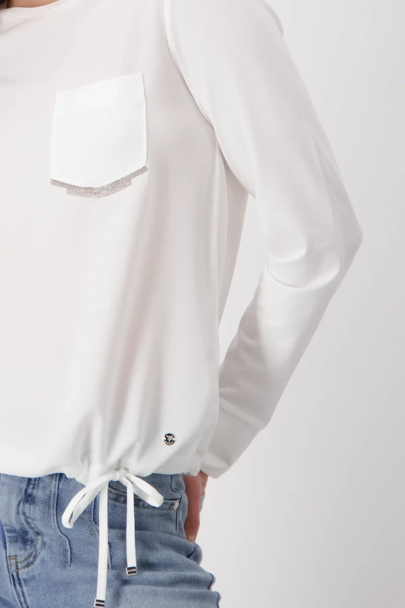 Monari Blusenshirt mit Schmucktasche Kostenlose Rückgabe