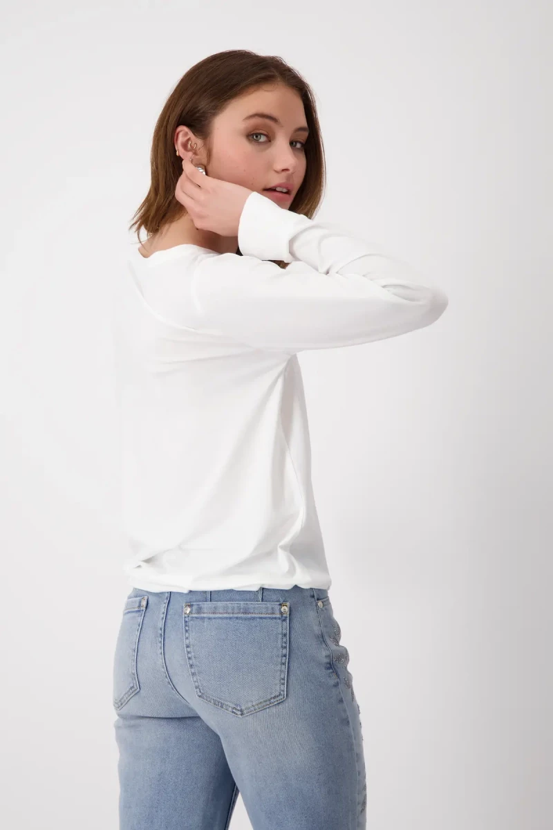 Monari Blusenshirt mit Schmucktasche Kostenlose Rückgabe
