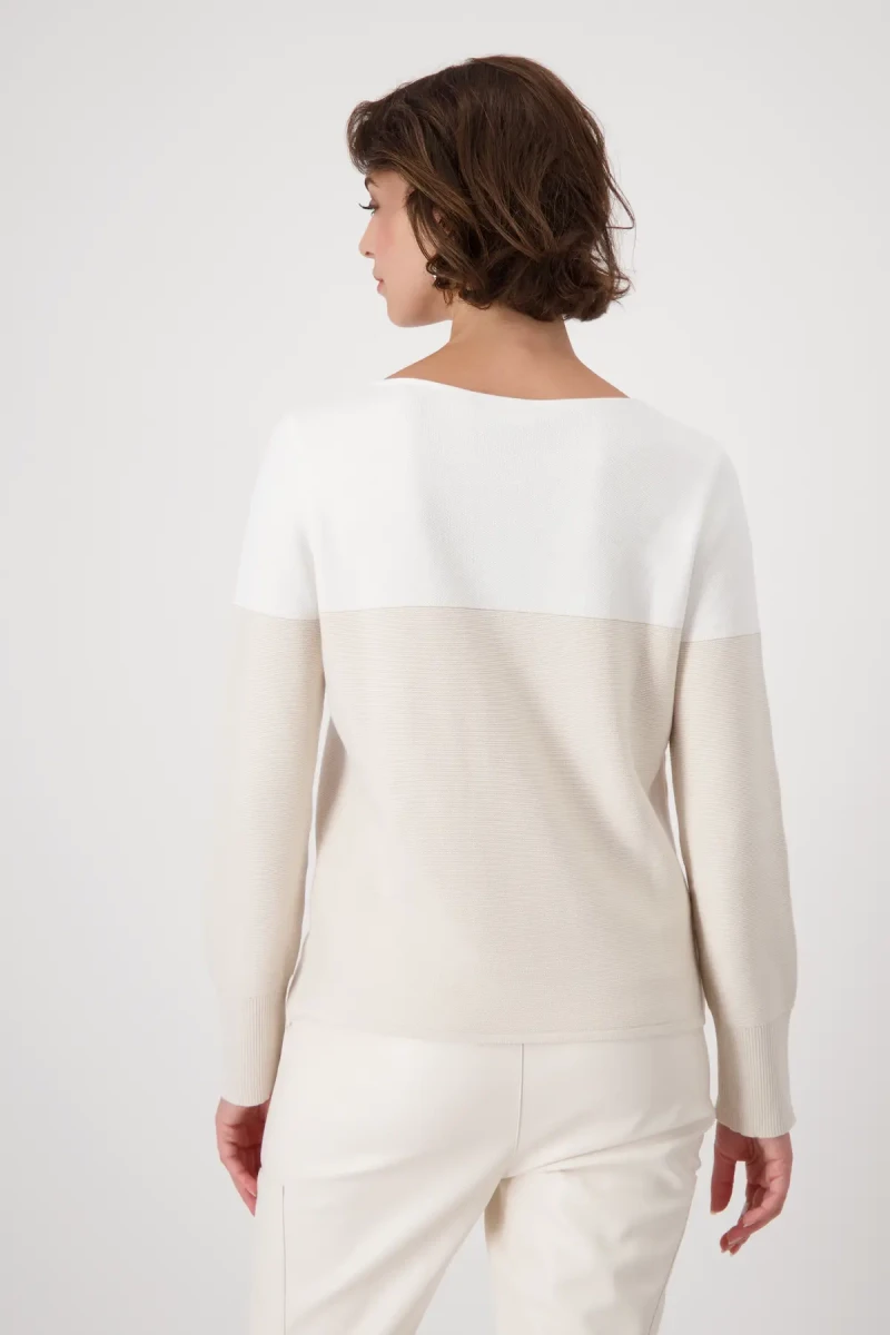 Monari Colorblock Pullover Neueste Stile