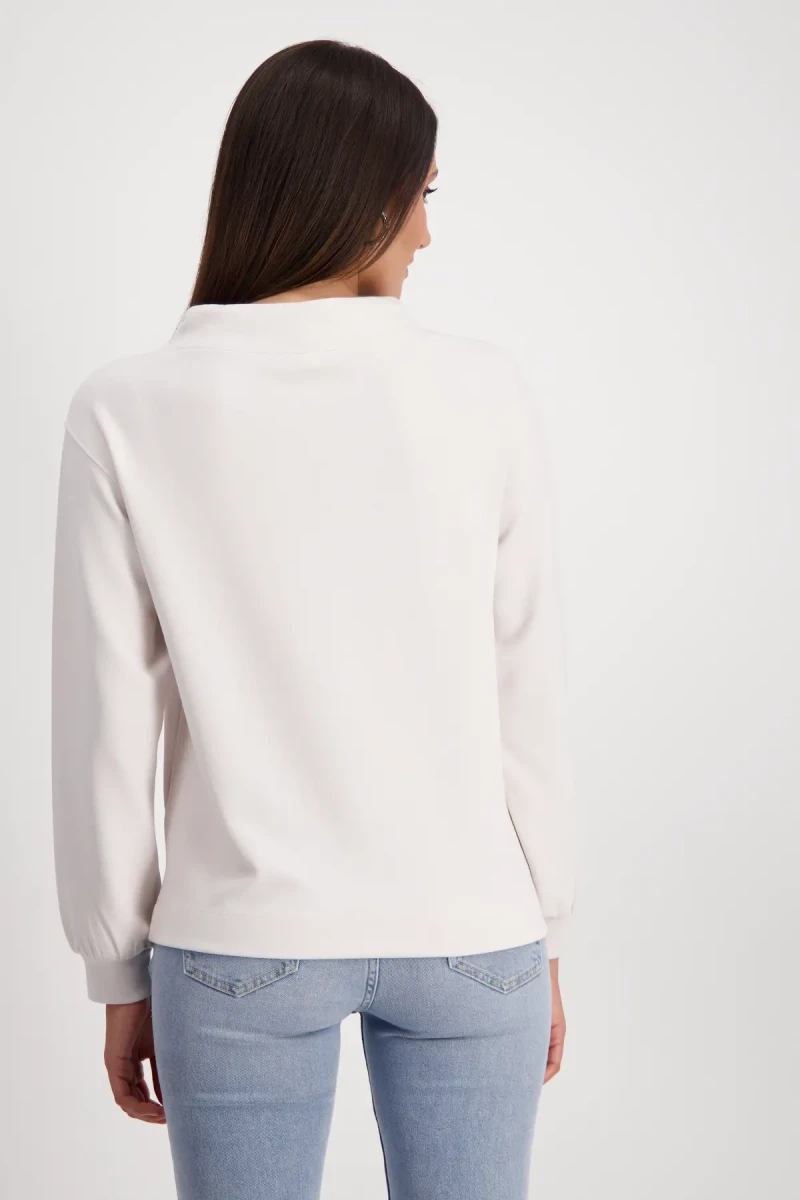 Monari Sweatshirt mit Stehkragen Letzter Tag