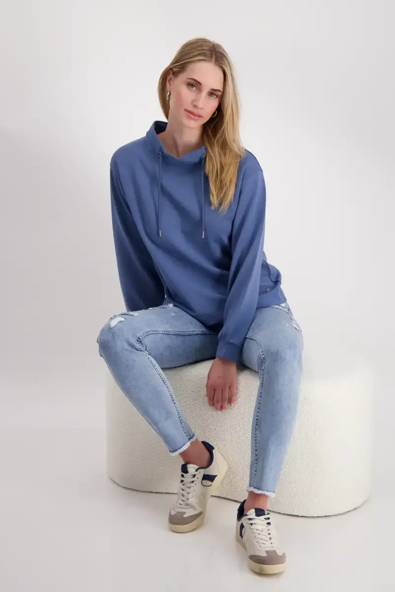 Monari Sweatshirt mit Stehkragen Discount Store für neue Produkte