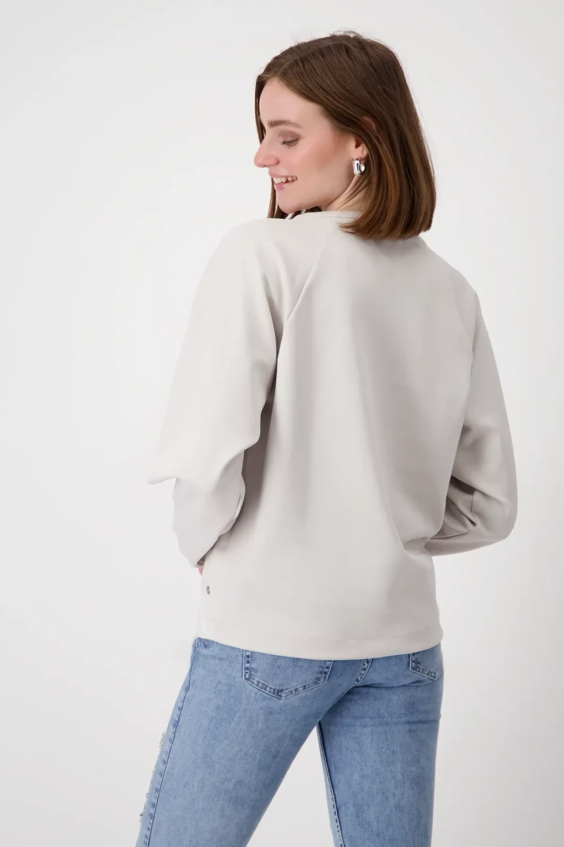 Monari Sweatshirt mit Schmuckschrift Speichern exportieren
