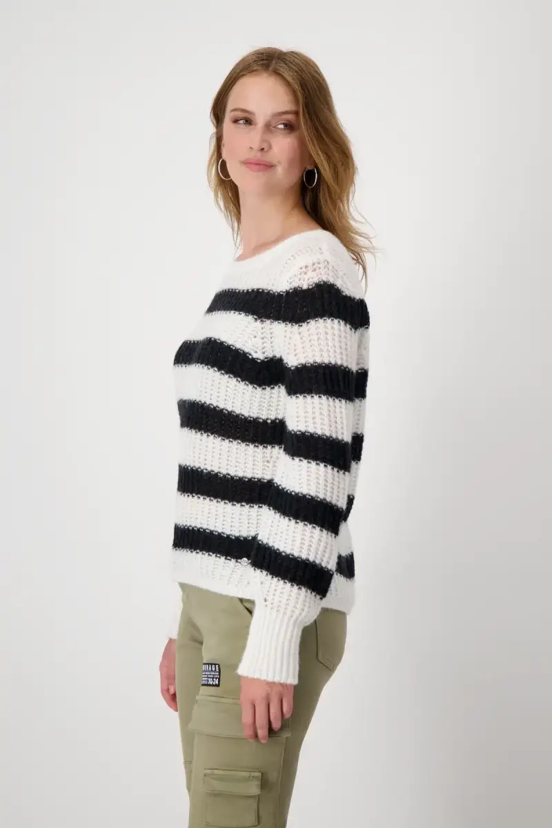 Monari Pullover mit Ringelmuster 50% Rabatt für begrenzte Zeit