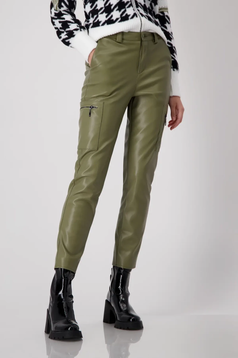 Monari Lederimitat Hose Auslauf