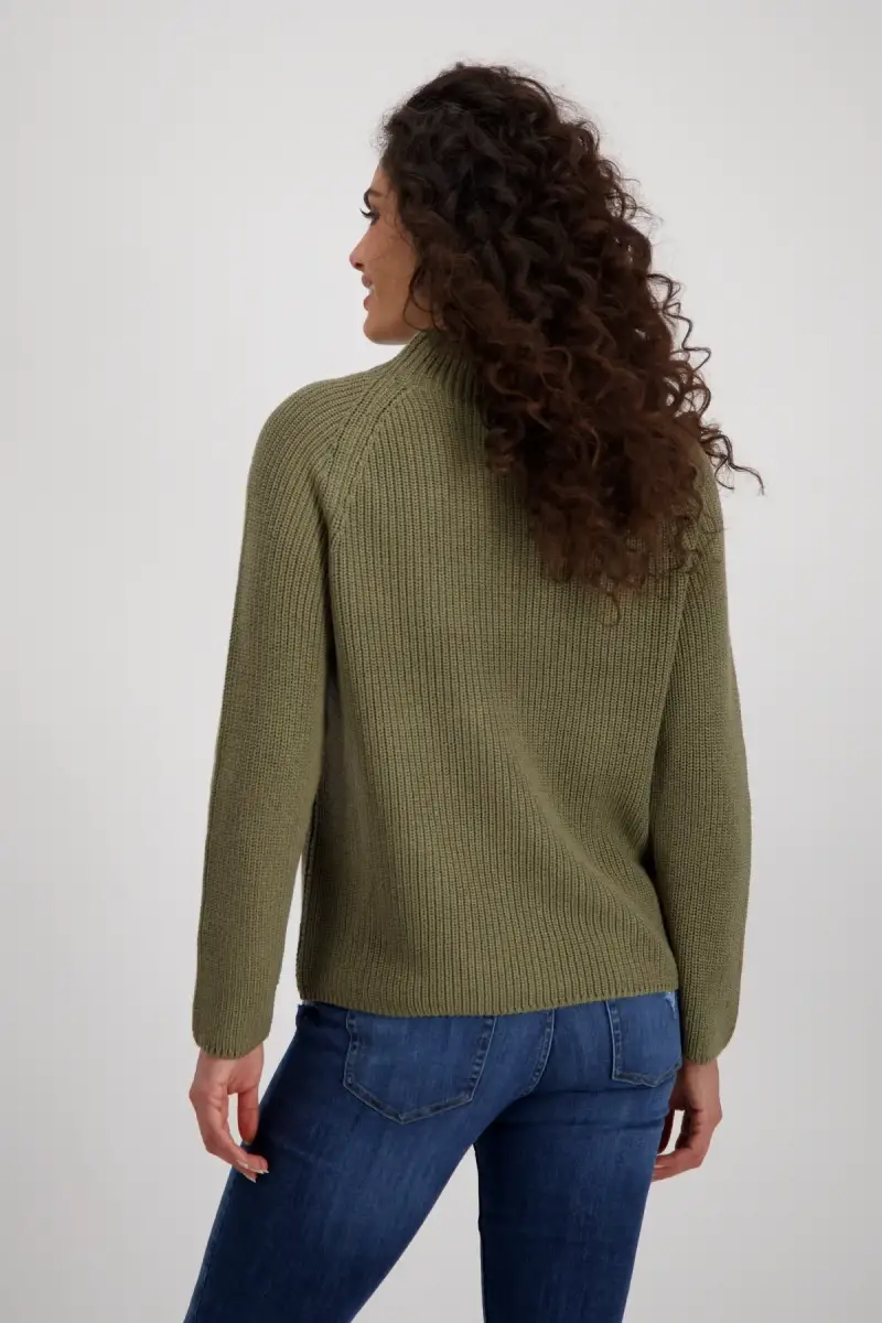Monari Basic Stehkragen Pullover Kostenloser Versand