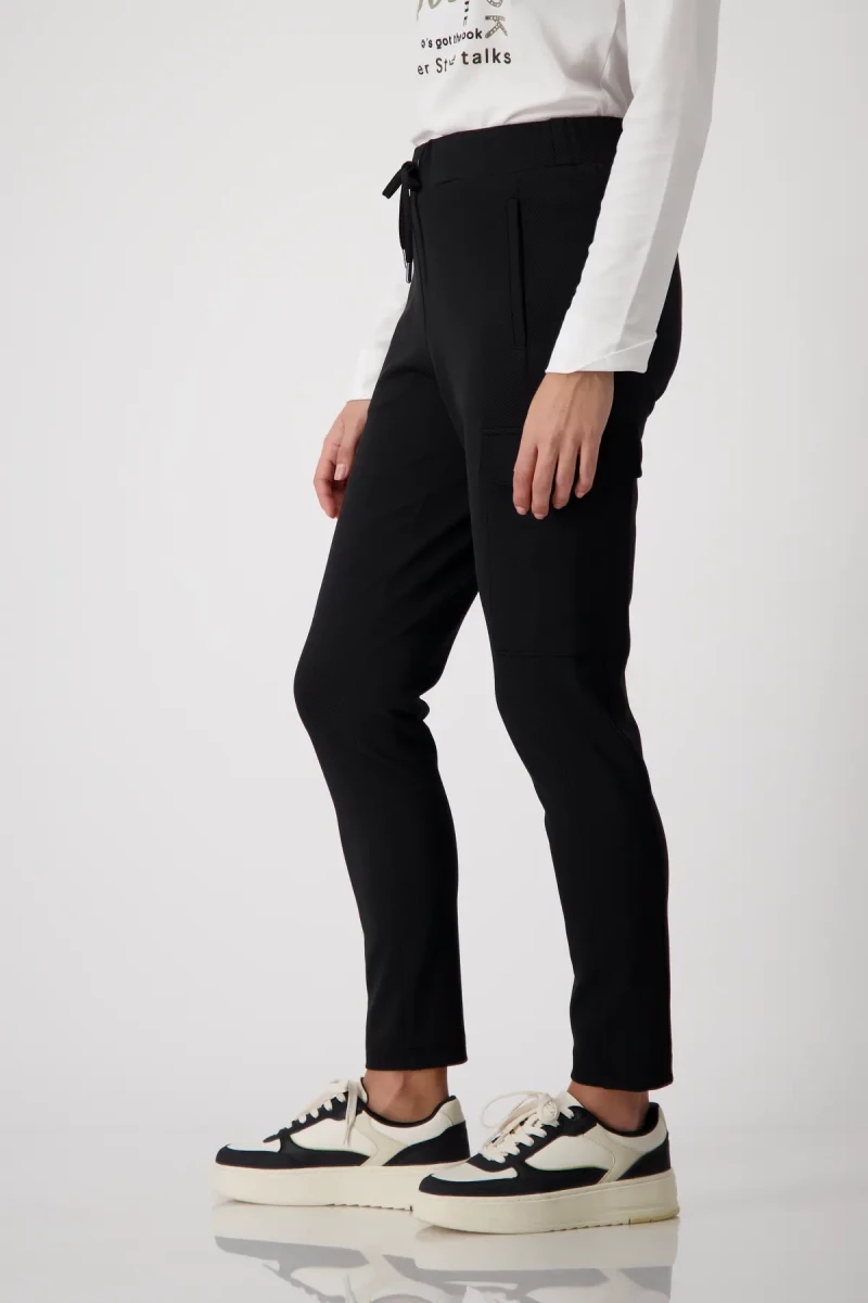 Monari Hose mit Rippstruktur Fabrik Onlineshop