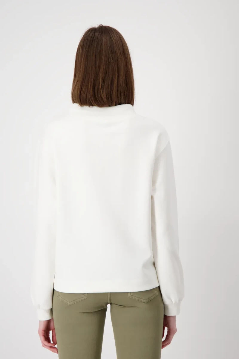 Monari Sweatshirt mit Stehkragen Sonderangebot