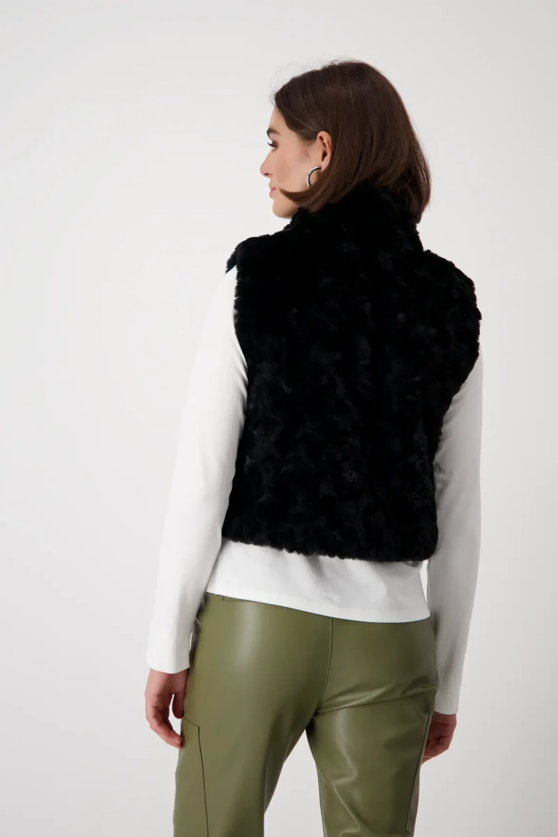 Monari Cropped-Weste mit Taschen Rabatt