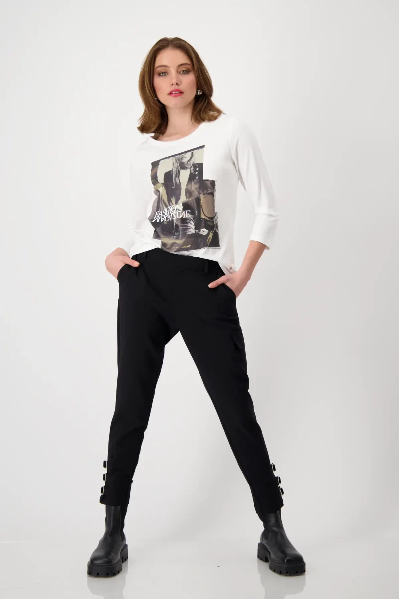 Monari Shirt mit Frauen Print Versandkostenfrei