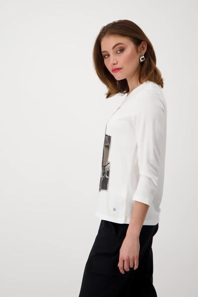 Monari Shirt mit Frauen Print Versandkostenfrei
