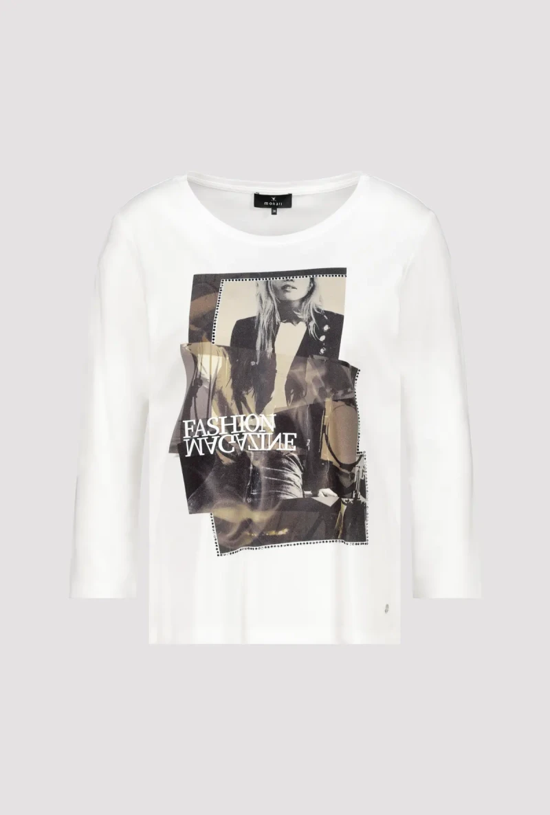 Monari Shirt mit Frauen Print Versandkostenfrei
