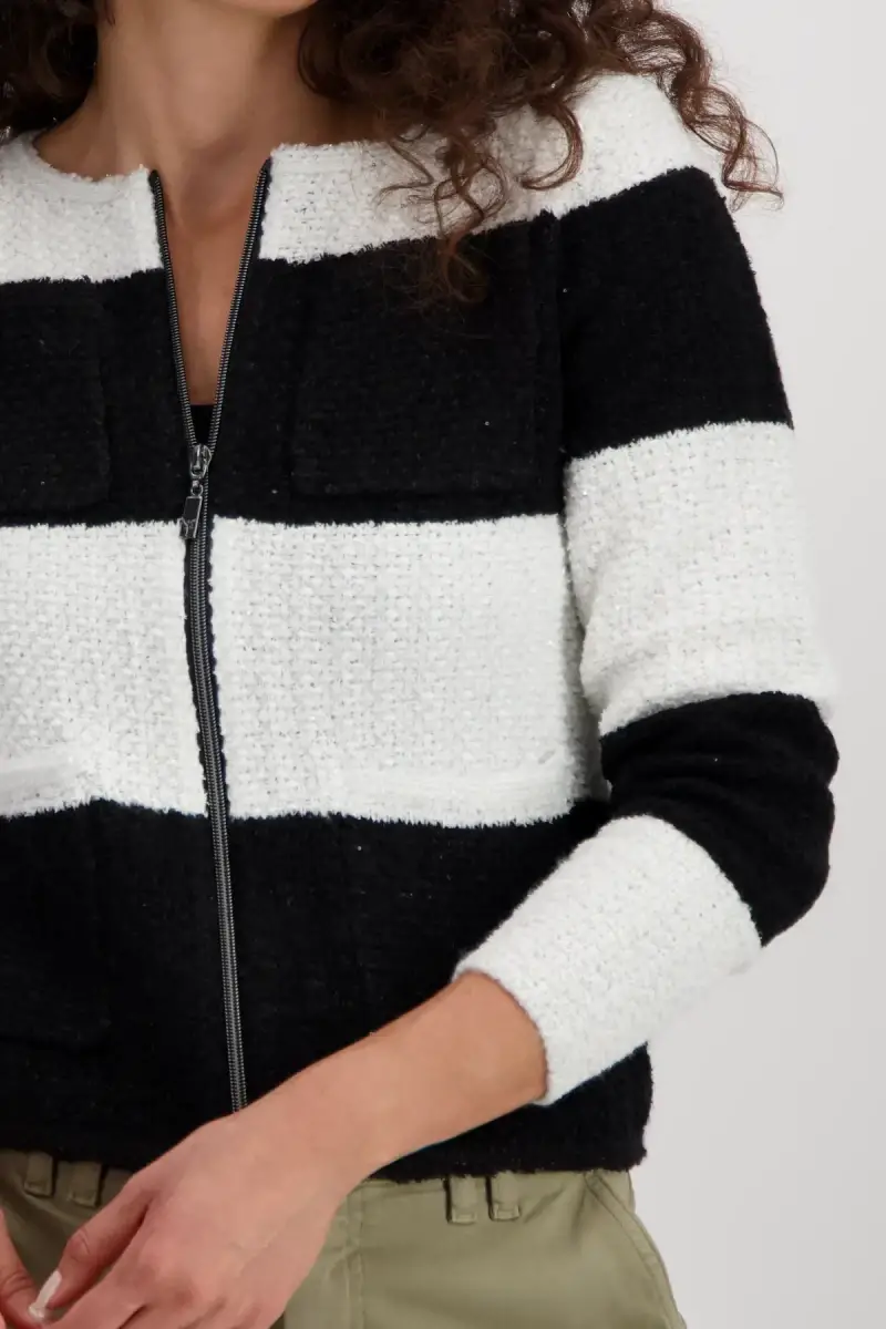 Monari Strickjacke mit Fransen Flash Sale